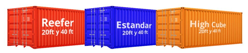 Contenedores Reefer, Estándar y High Cube